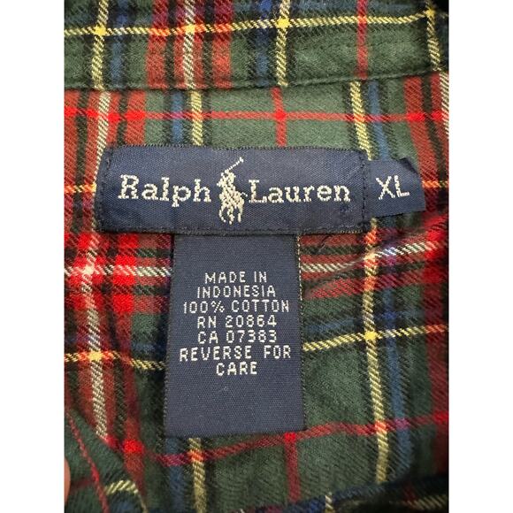 Ralph Lauren Men's Size XL Plaid Long Sleeves Button Down Shirt Multicolor - Picture 2 of 5